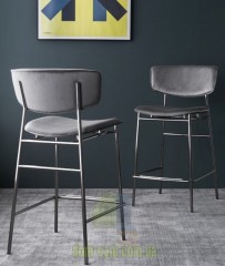 Барный стул на изящном металлическом каркасе Calligaris Fifties CS/1864