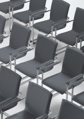 Кресло на скобе Cubika  Sem Milani