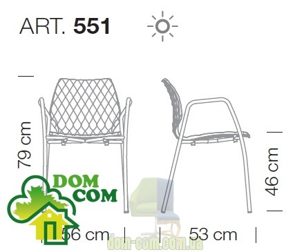 Стул Metalmobil Uni 551