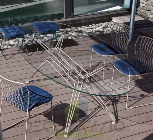 Нераскладной обеденный стол для улицы Bontempi Casa Sander Outdoor