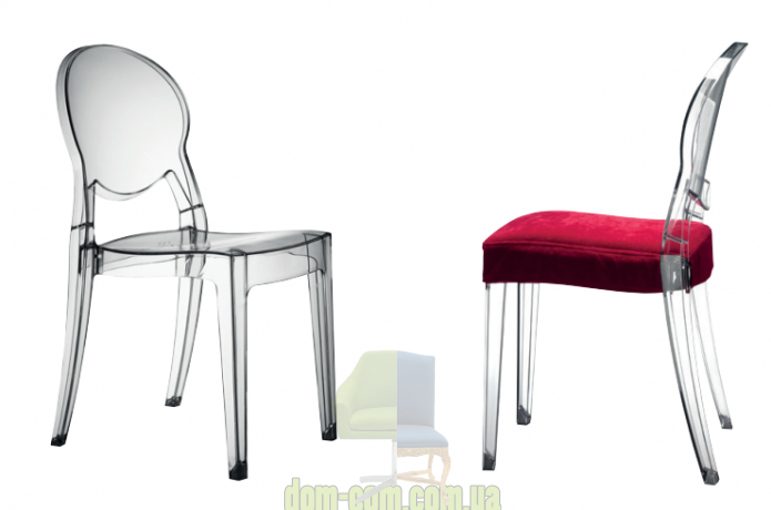 SCAB Design Igloo прозрачный стул с подушкой