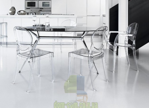 SCAB Design Igloo прозрачный стул с подушкой