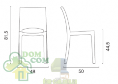 Стул GrandSoleil B-side Glossy