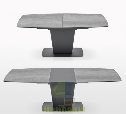 Большой обеденный стол на одной ноге-колонне Connubia Athos CB/4783R