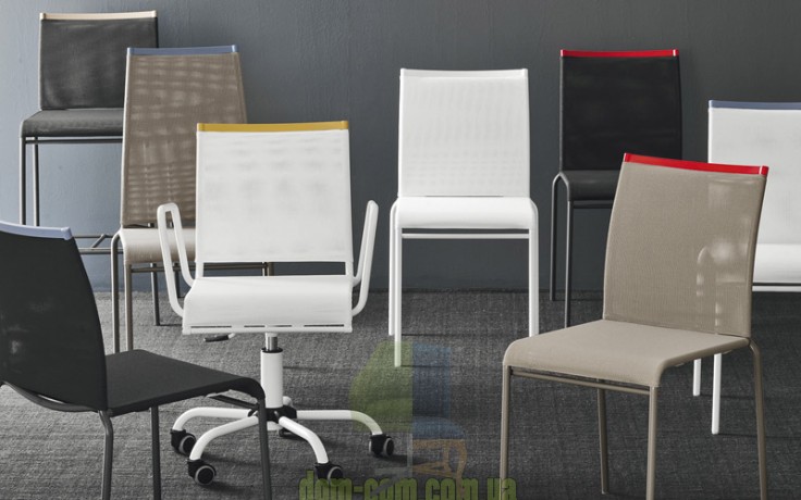 Обеденный стул в сетчатой обивке Calligaris Web CS/1453 
