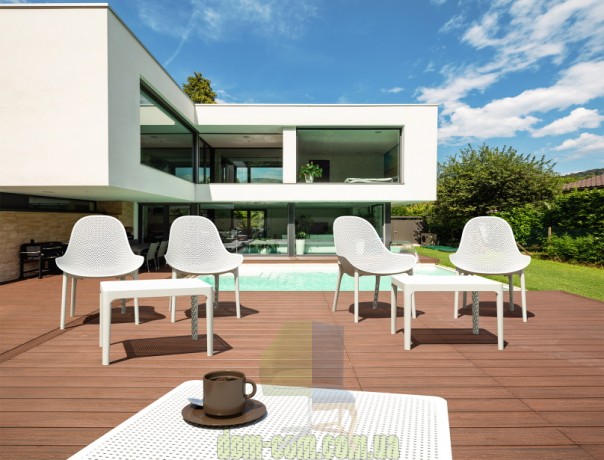 Сетчатое кресло для отдыха Sky Lounge 103 Siesta белое