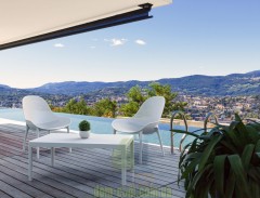 Сетчатое кресло для отдыха Sky Lounge 103 Siesta белое