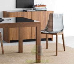 Стул из сочетания дерева и технополимера Connubia Led woodCB/1507