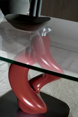 Дизайнерский стол на скульптурной ноге Ozzio Italia Liquid