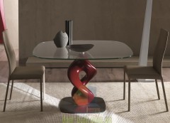 Дизайнерский стол на скульптурной ноге Ozzio Italia Liquid