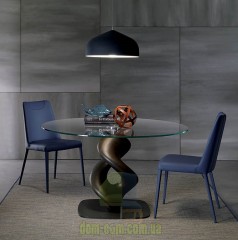 Дизайнерский стол на скульптурной ноге Ozzio Italia Liquid