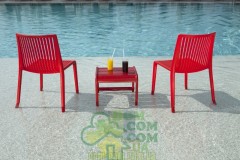 Стул Papatya Cool фиолетовый 