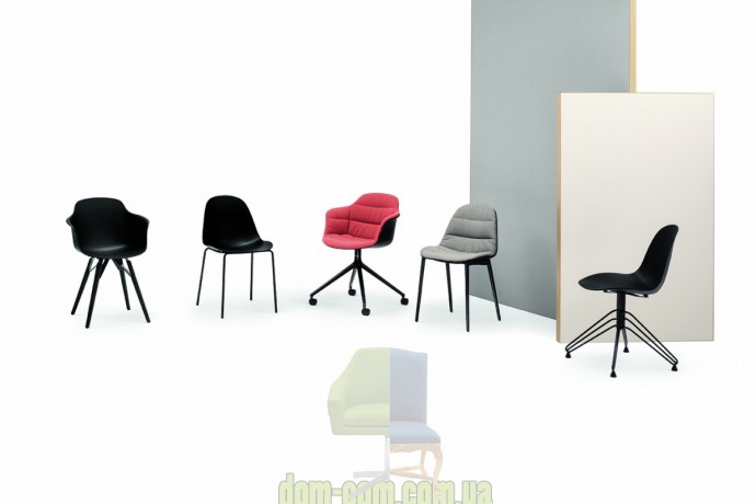 Стул округлой формы из полипропилена Bontempi Casa Mood