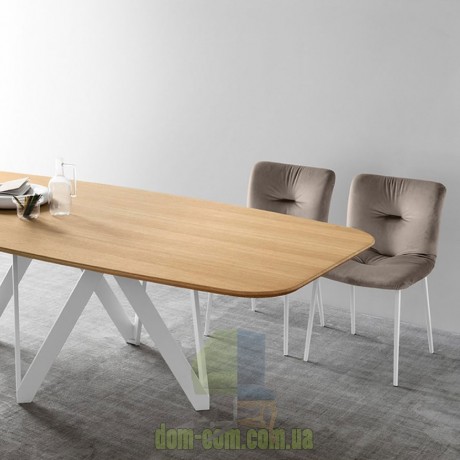 Стул в винтажной обивке или бархате на металлических ножках Calligaris Annie CS/1848