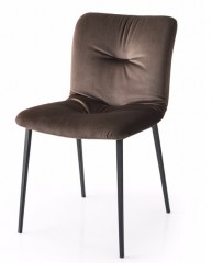 Стул в винтажной обивке или бархате на металлических ножках Calligaris Annie CS/1848