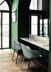 Кресло на металлических ножках Bontempi Mood