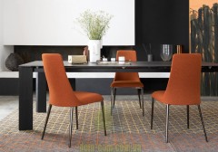 Большой обеденнй стол с керимаческой столешницей Calligaris Boulevard CS/4109