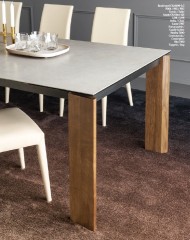 Большой обеденнй стол с керимаческой столешницей Calligaris Boulevard CS/4109