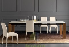 Большой обеденнй стол с керимаческой столешницей Calligaris Boulevard CS/4109