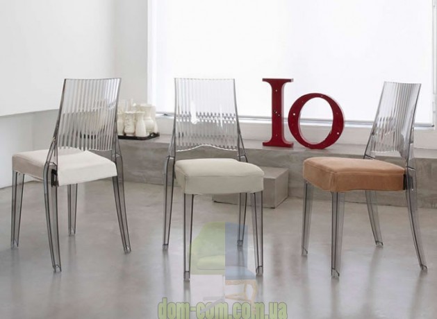  Стул SCAB Design Glenda из поликарбоната с подушкой