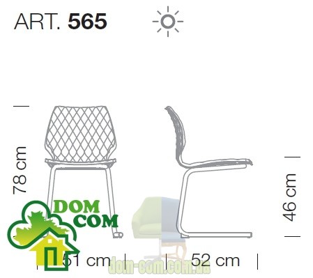 Стул Metalmobil Uni 565