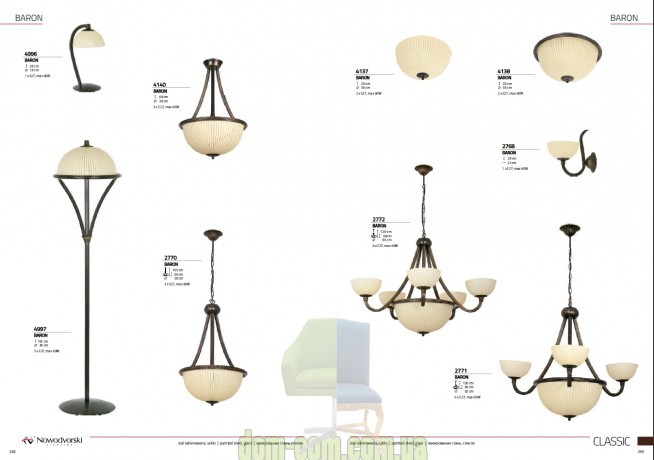 Напольный светильник Nowodworski Baron 4997