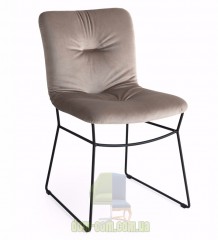 Стул в винтажной обивке или бархате на металлическом каркасе Calligaris Annie soft CS/1847