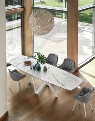 Раскладной обеденный стол Calligaris Cartesio CB/4111