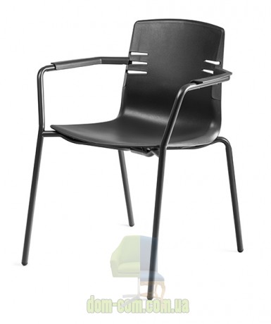 Стул с подлокотниками на металлическом каркасе Mara Mia 3250