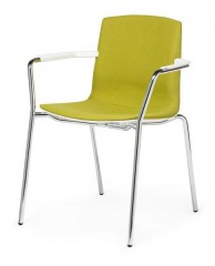 Стул с подлокотниками на металлическом каркасе Mara Mia 3250