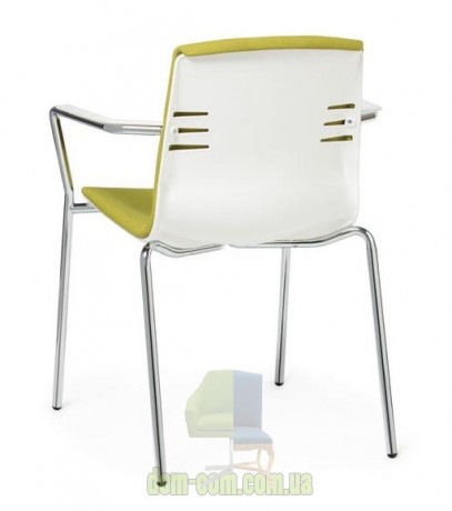 Стул с подлокотниками на металлическом каркасе Mara Mia 3250