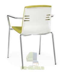 Стул с подлокотниками на металлическом каркасе Mara Mia 3250