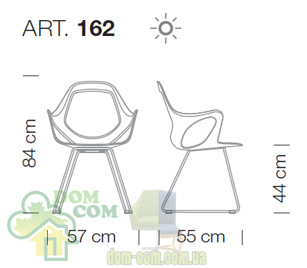 Стул Metalmobil Dafne 162