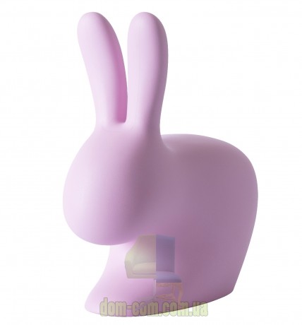 Дизайнерский интерьерный стул Rabbit Chair Qeeboo розовый