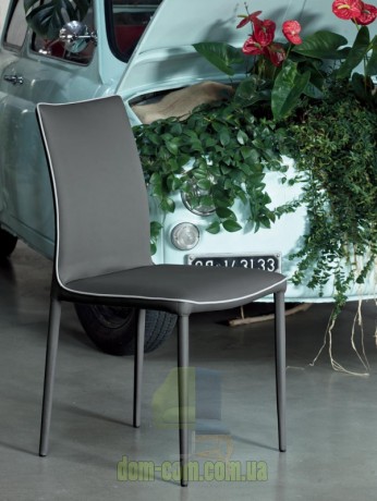 Дизайнерский стул с констрастной отделкой Bontempi Nata