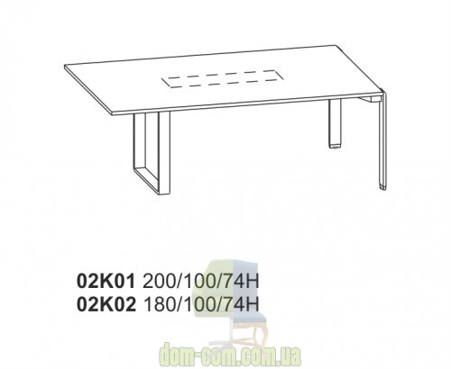 Письменный офисный стол Balma Mixt