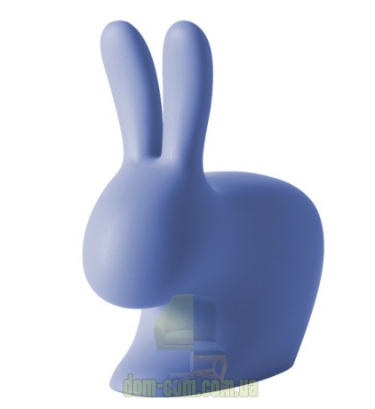 Дизайнерский интерьерный стул Rabbit Chair Qeeboo голубой