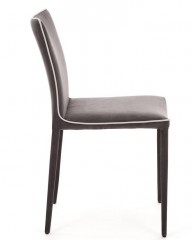 Дизайнерский стул с ножками в ткани или коже Bontempi Nata