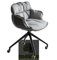 Уютное  поворотное кресло Gaber CHOPPY