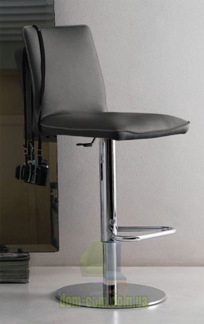 Дизайнерский барный стул с контрастной отделкой на газлифте Bontempi Nata