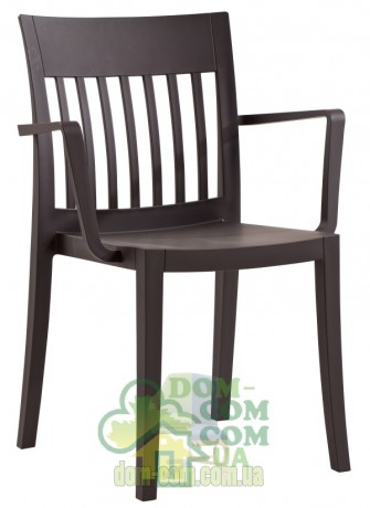 Кресло Papatya Eden-K коричневое mat