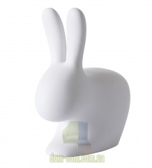 Дизайнерский интерьерный стул Rabbit Chair Qeeboo серый