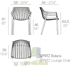 Кресло Vondom Spritz от Archirivolto Design