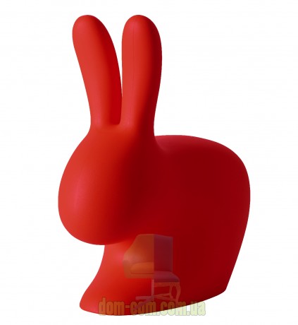 Дизайнерский интерьерный стул Rabbit Chair Qeeboo красный