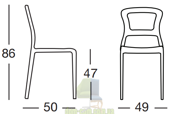 SCAB Design Pepper стул для летних площадок