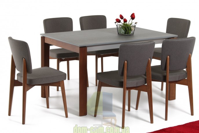 Стол на деревянных ногах Connubia Eminence CB/4724 W