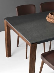 Стол на деревянных ногах Connubia Eminence CB/4724 W