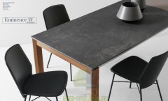 Стол на деревянных ногах Connubia Eminence CB/4724 W