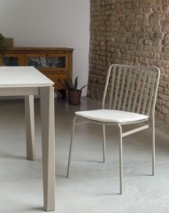 Обеденный металлический стул Bontempi Ingenia Street