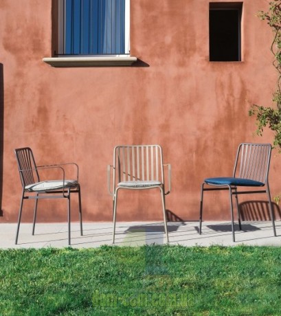 Обеденный металлический стул Bontempi Ingenia Street